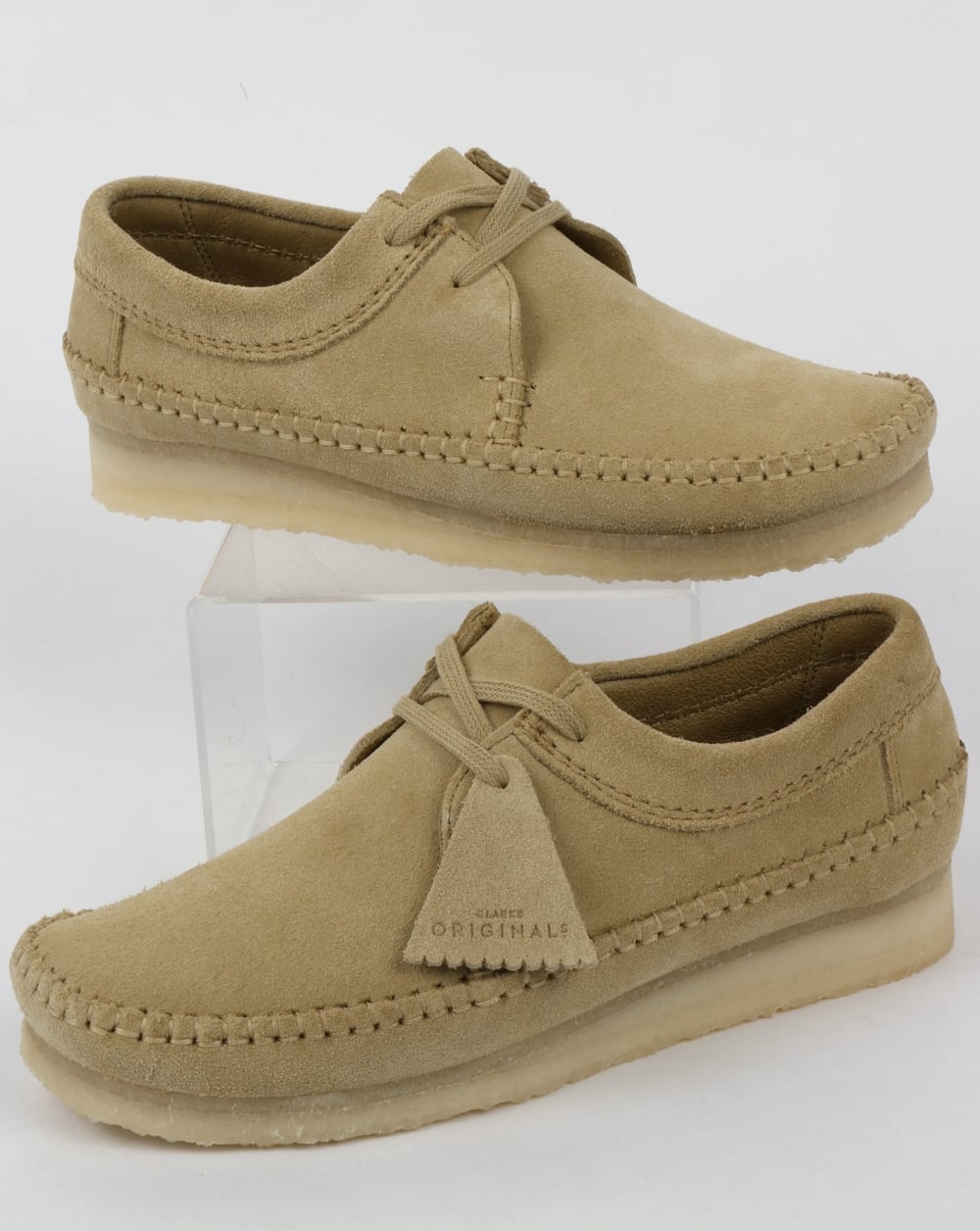Clarks Originals Weaver Suede Shoes Maple