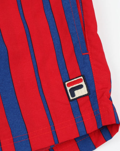 Fila Vintage Gianni Swim Shorts Chinese Red