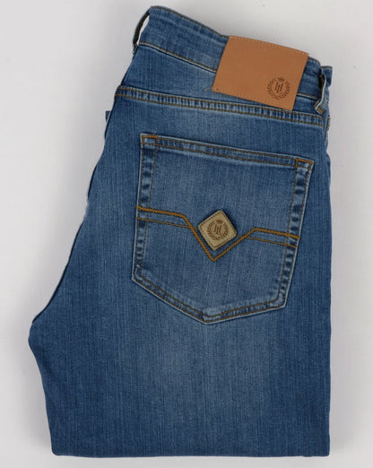 Henri Lloyd Manston Regular Fit Jeans Vintage Medium Wash