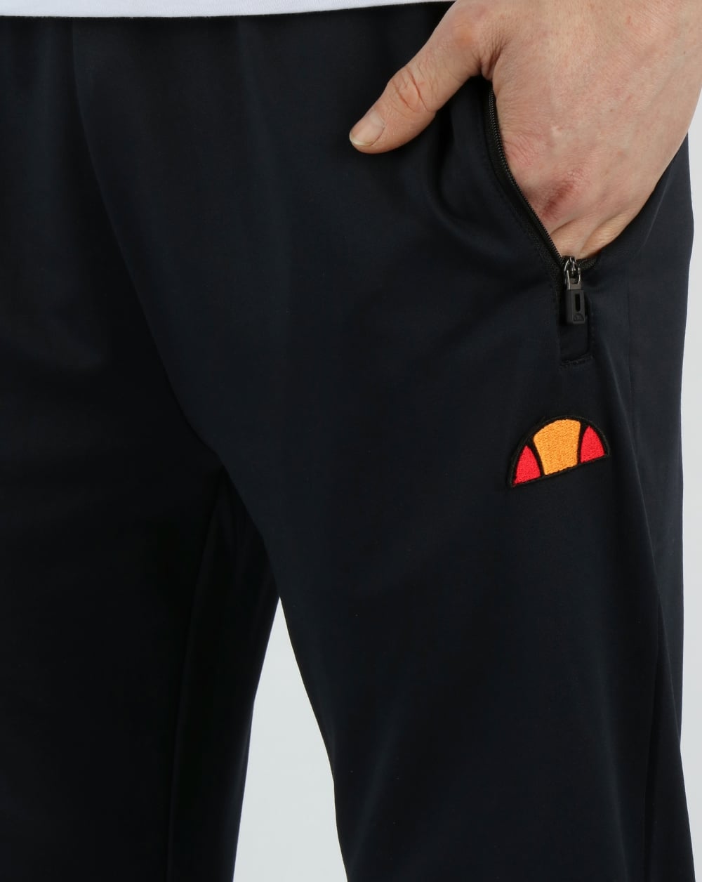 Ellesse Black Run Track Bottoms Black