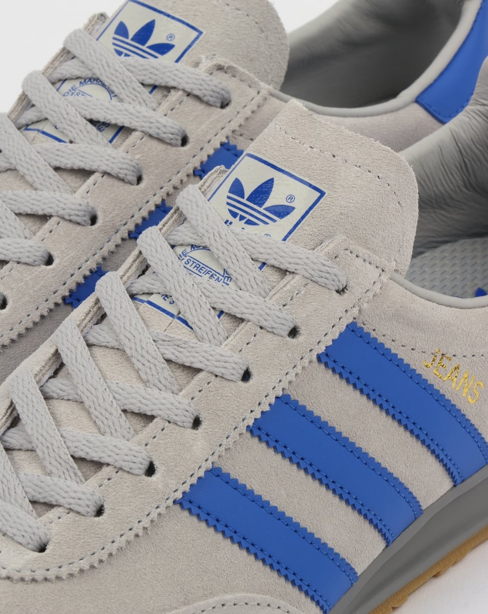 Adidas Jeans MK2 Trainers Grey/Hi Res Blue