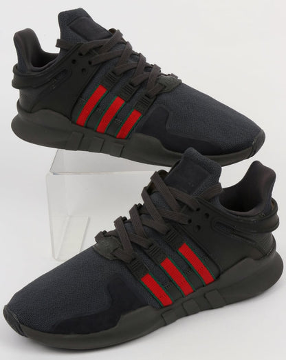 Adidas EQT Support ADV Trainers Black/Scarlet/Green