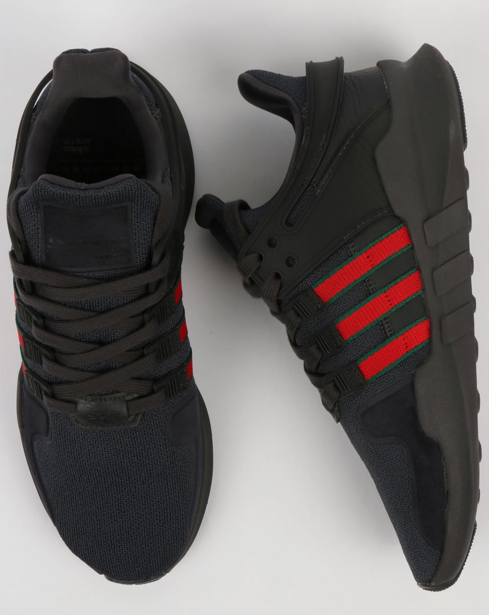 Adidas EQT Support ADV Trainers Black/Scarlet/Green