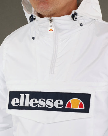 Ellesse Quarter Zip Overhead Jacket White