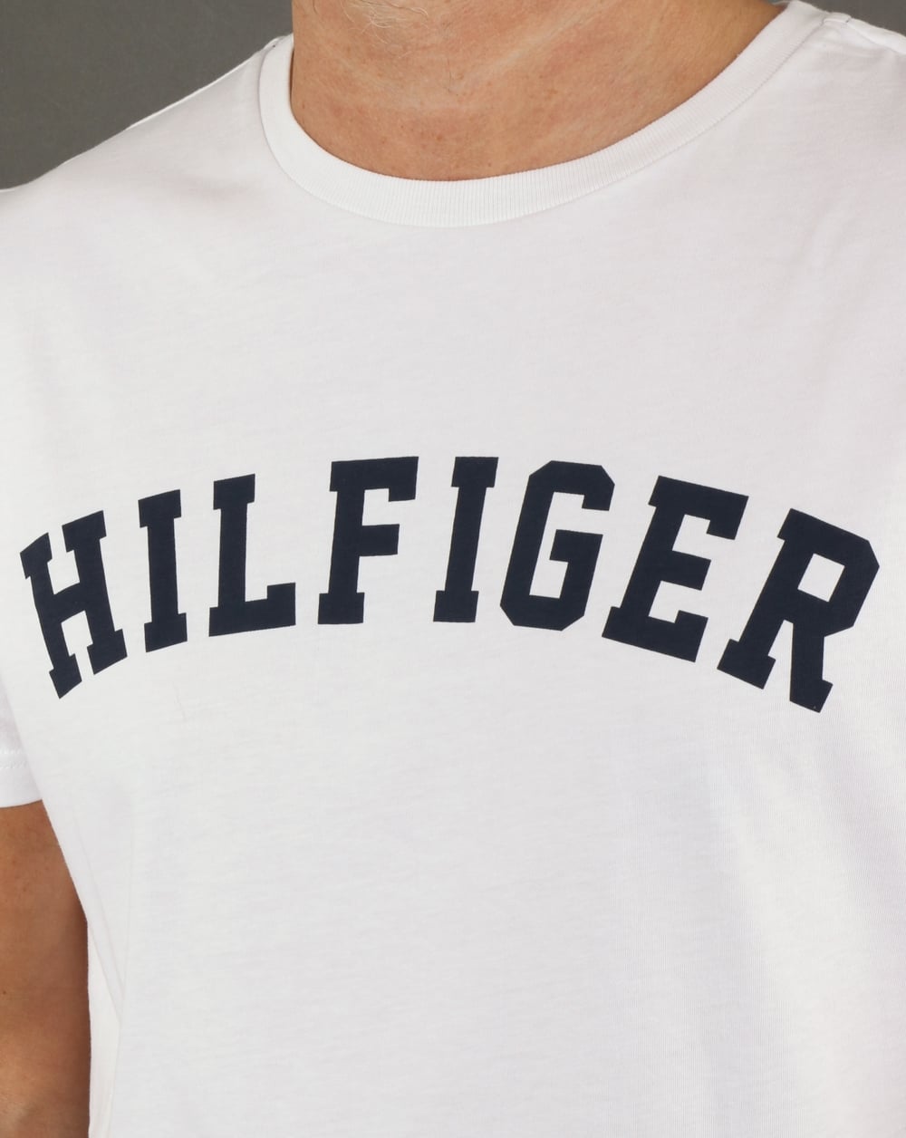Tommy Hilfiger Text Logo T Shirt White