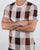 Aquascutum Kenneth Large Club Check T Shirt Vicuna