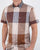 Aquascutum Henlake Giant Club Check Ss Shirt Vicuna