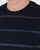 Aquascutum Whillan Aqua Stripe T Shirt Navy