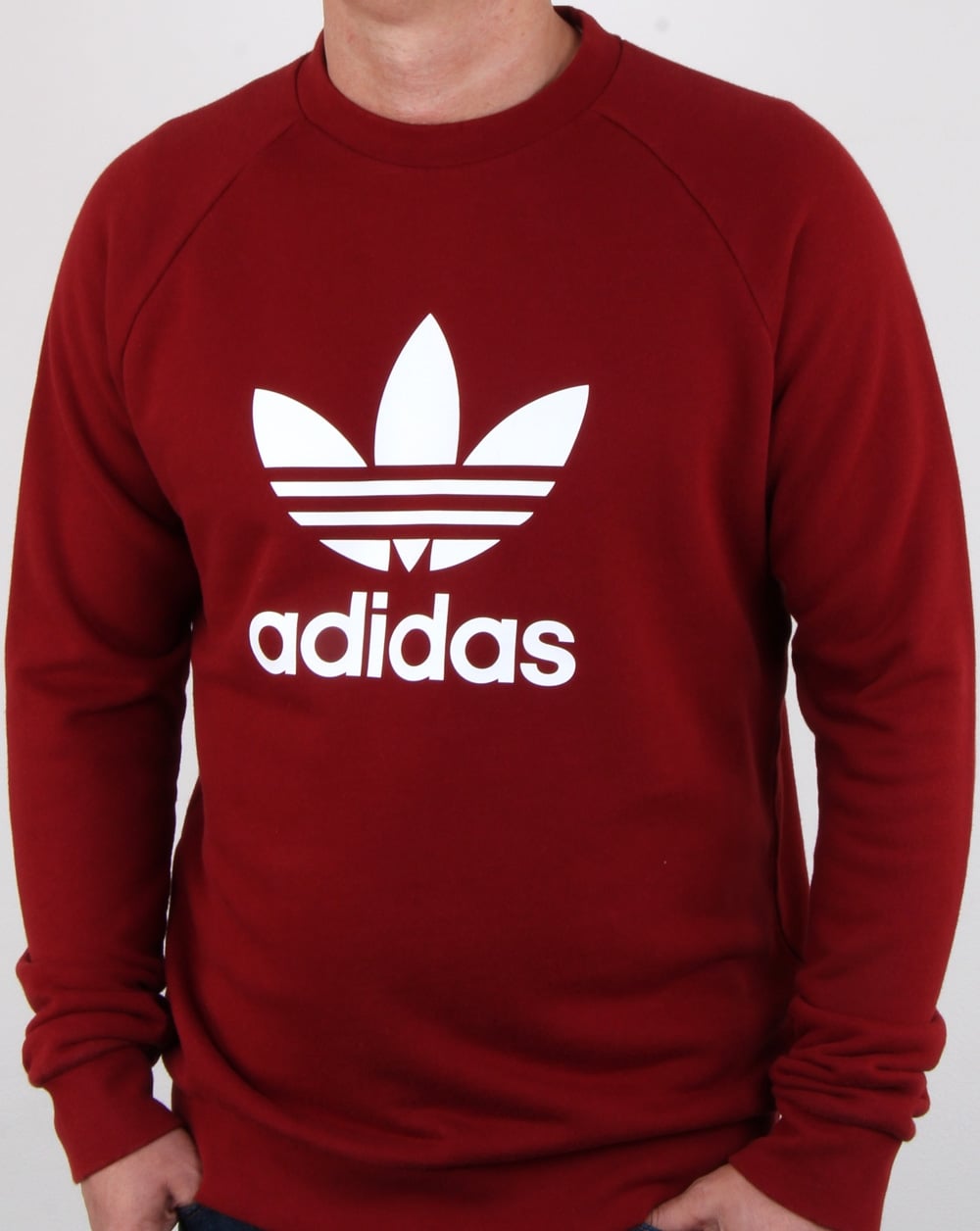 Adidas Originals Trefoil Sweatshirt Rust Red