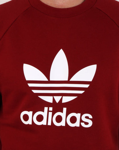 Adidas Originals Trefoil Sweatshirt Rust Red