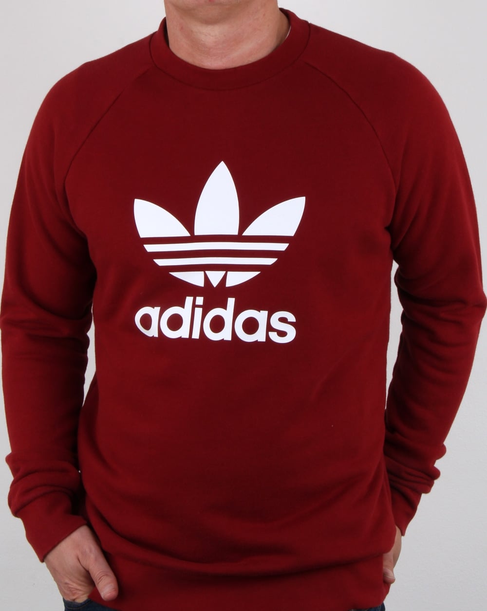 Adidas Originals Trefoil Sweatshirt Rust Red