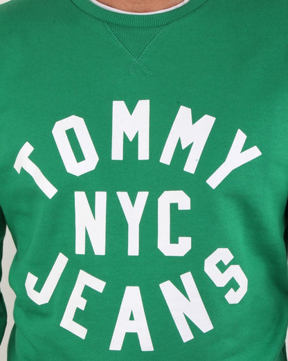 Tommy Hilfiger Nyc Logo Sweatshirt Jellybean Green