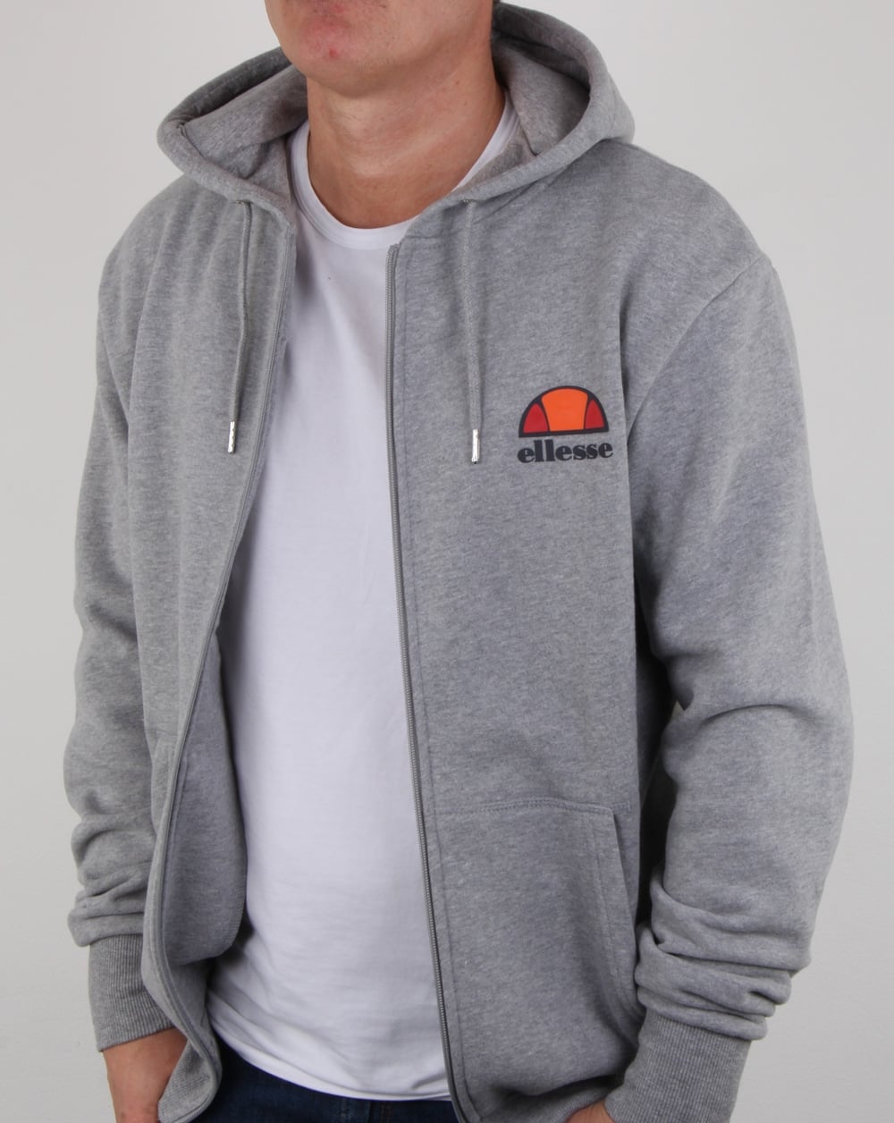 Ellesse Full Zip Hoody Athletic Grey