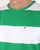 Tommy Hilfiger Race Stripe T Shirt Jellybean Green and White