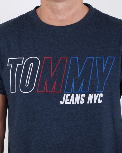 Tommy Hilfiger Vintage Graphic T Shirt Navy