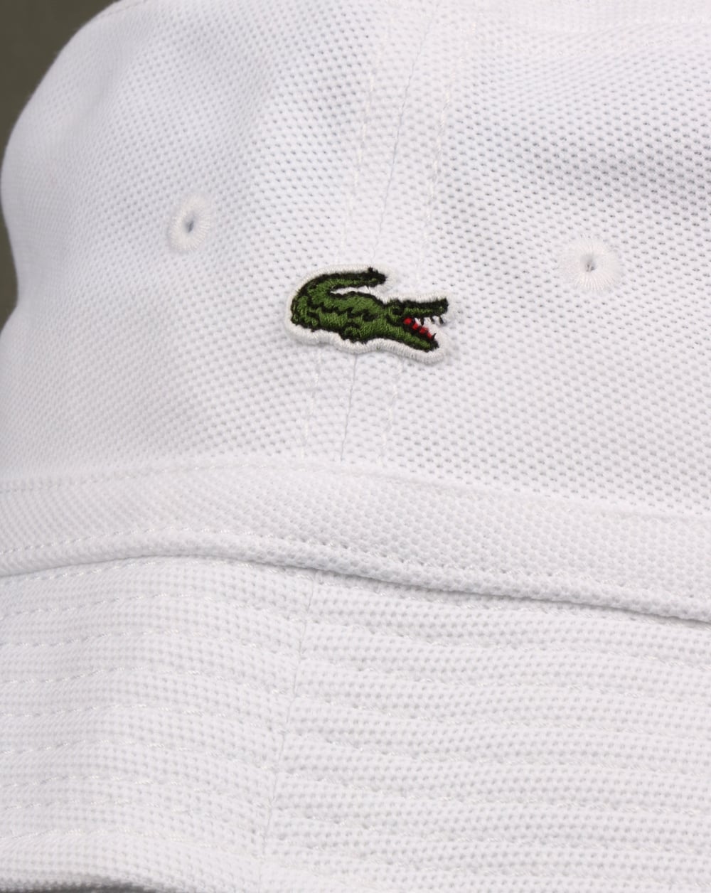 Lacoste Bucket Hat White