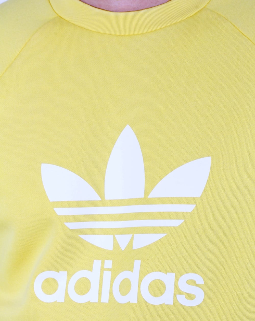 Adidas Originals Trefoil Sweatshirt Soft Lemon