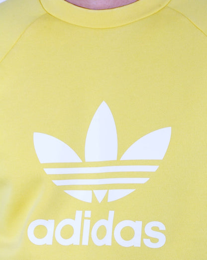 Adidas Originals Trefoil Sweatshirt Soft Lemon