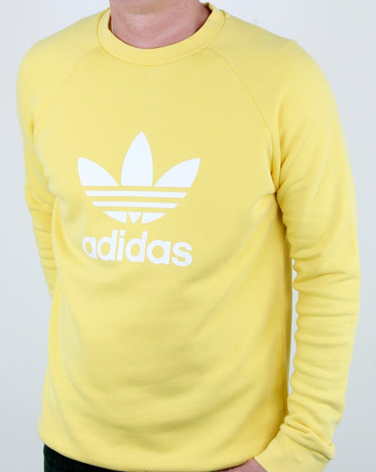 Adidas Originals Trefoil Sweatshirt Soft Lemon