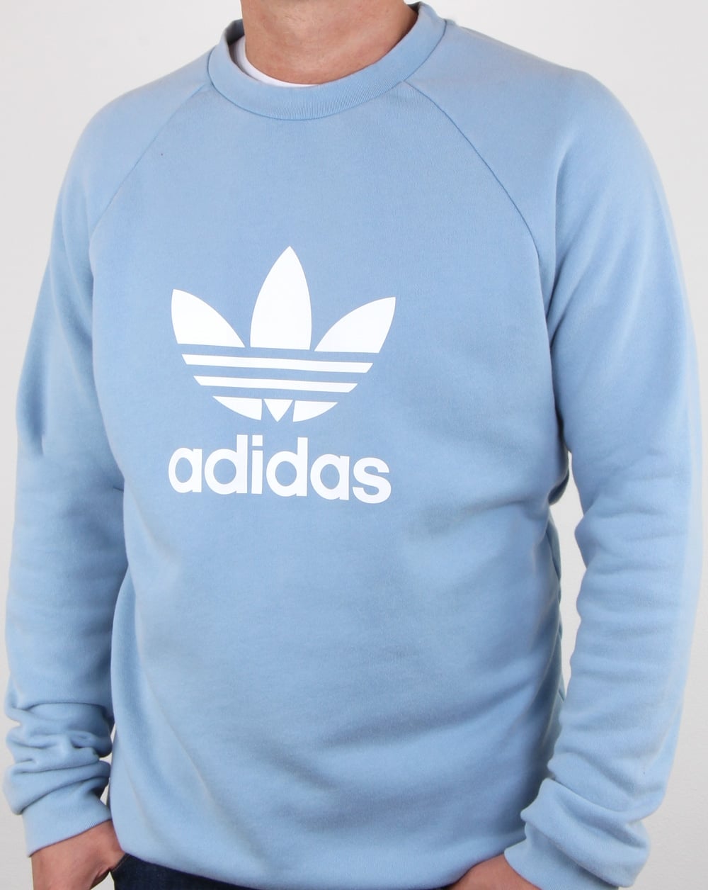Adidas Originals Trefoil Sweatshirt Sky