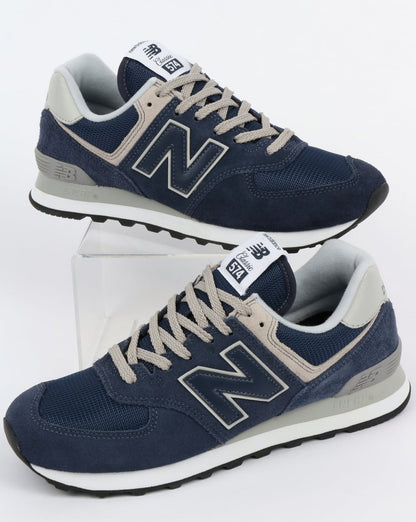 New Balance 574 Trainers Navy/Grey