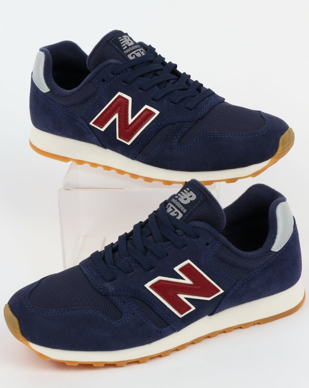 New Balance 373 Trainers Navy/Red