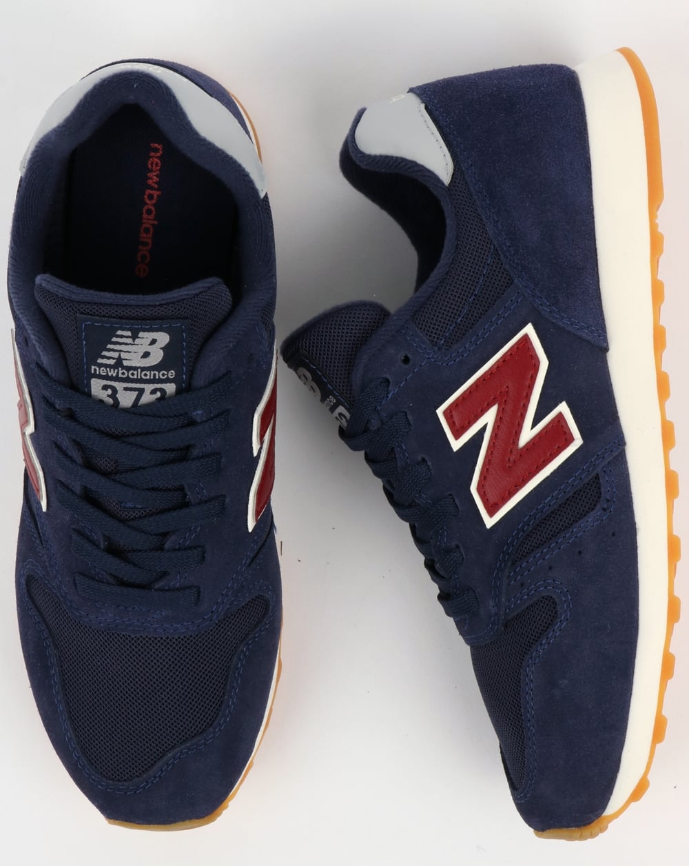 New Balance 373 Trainers Navy/Red