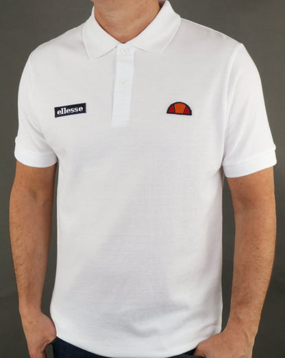 Ellesse Heritage Polo Shirt White