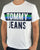 Tommy Hilfiger Colorblock Font T Shirt Classic White