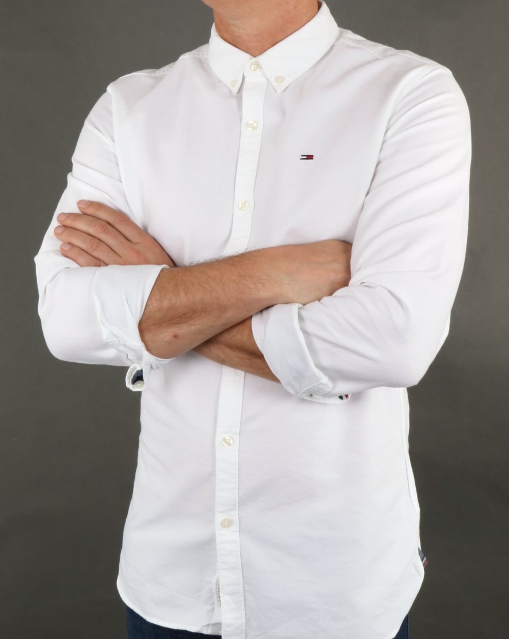 Tommy Hilfiger Cotton Oxford Shirt Classic White
