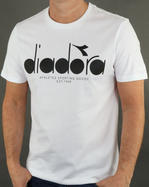 Diadora Logo T-shirt White Big Logo