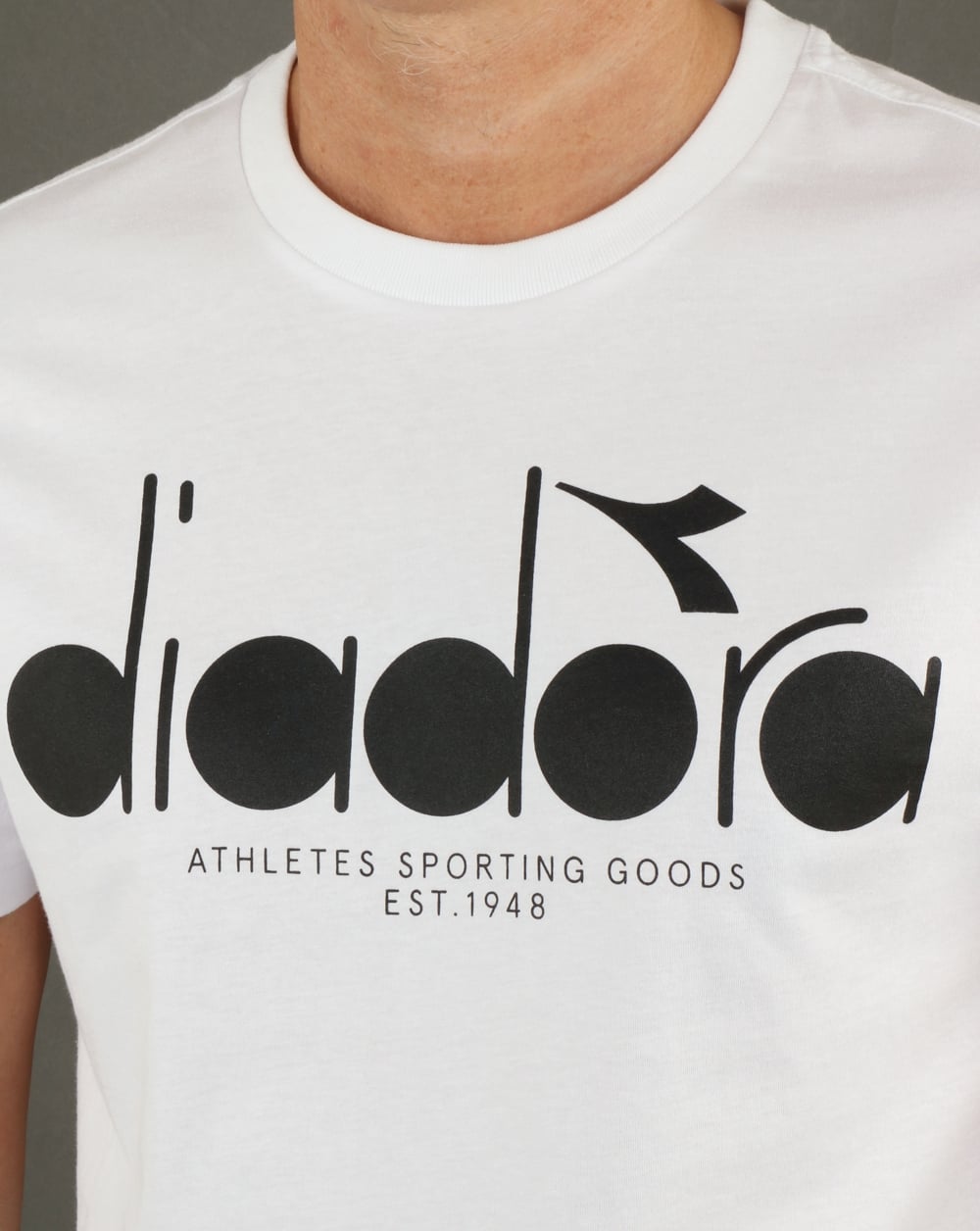 Diadora Logo T-shirt White Big Logo