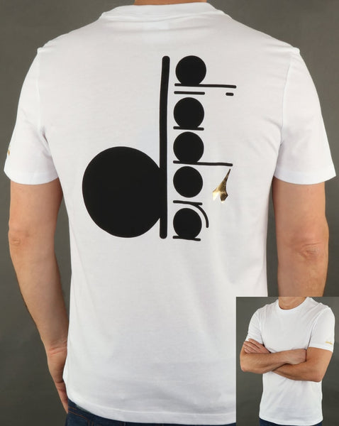 Diadora Logo T-shirt White/Black