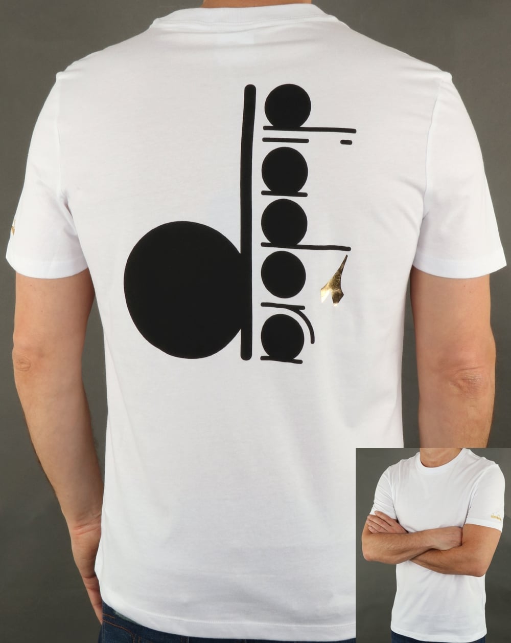 Diadora Logo T-shirt White/Black