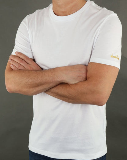 Diadora Logo T-shirt White/Black