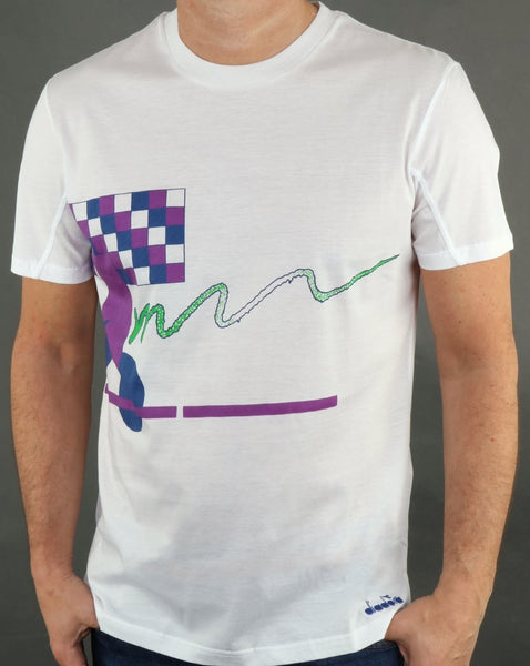 Diadora Smash T Shirt White