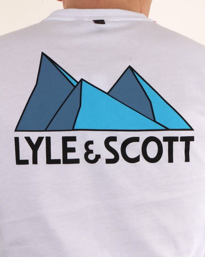 Lyle And Scott Mcgowan Long Sleeve Graphic T Shirt White