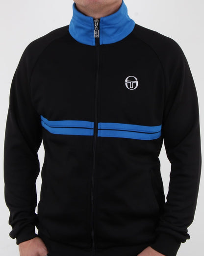 Sergio Tacchini Dallas Track Top Black/royal Blue