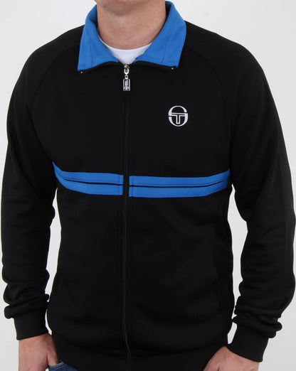 Sergio Tacchini Dallas Track Top Black/royal Blue