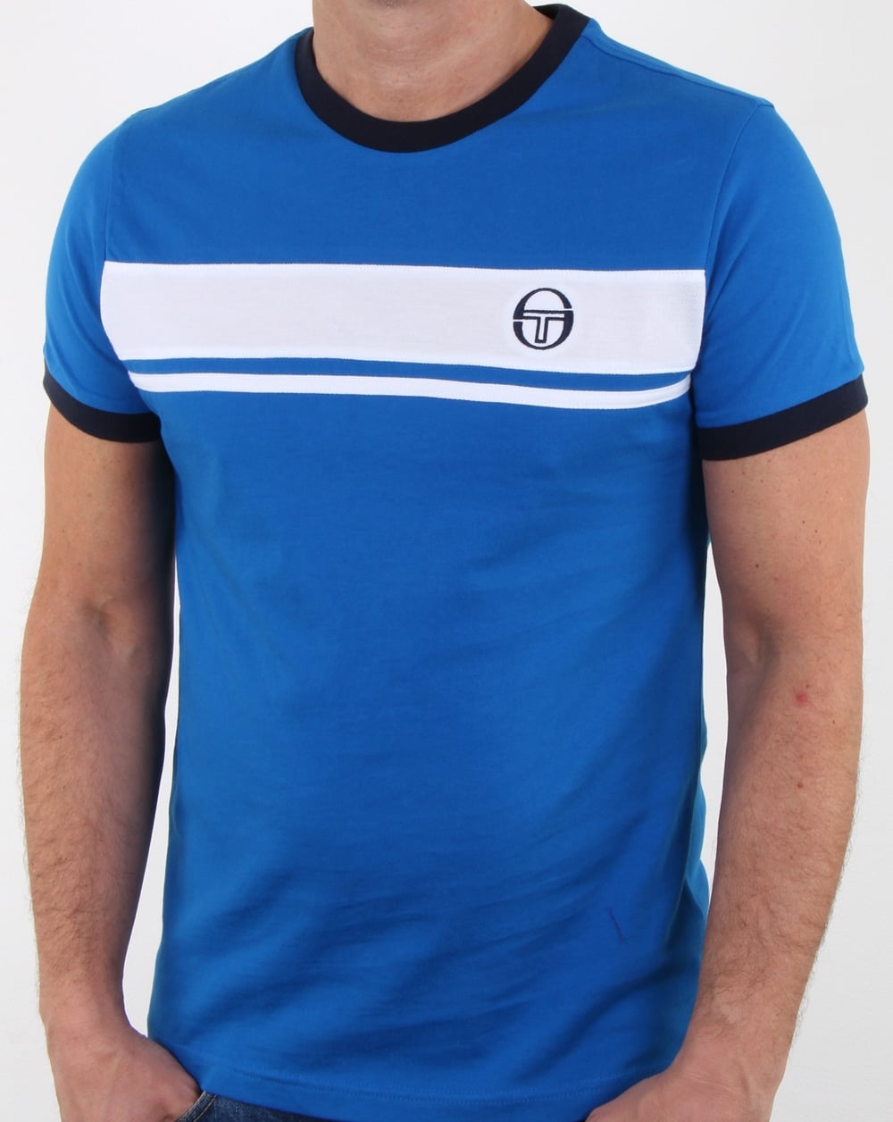 Sergio Tacchini Masters T Shirt Royal/white