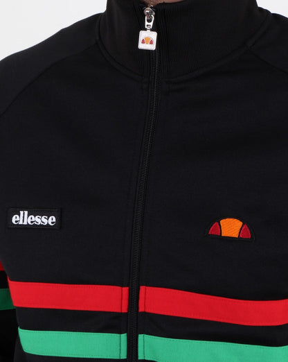 Ellesse Rimini Track Top Black/red/green