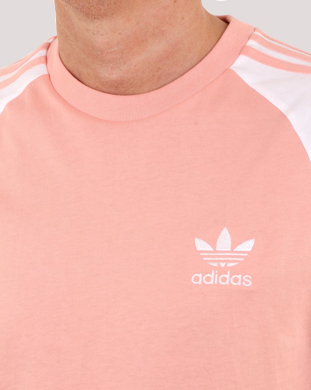 Adidas Originals 3 Stripes T Shirt Dust Pink