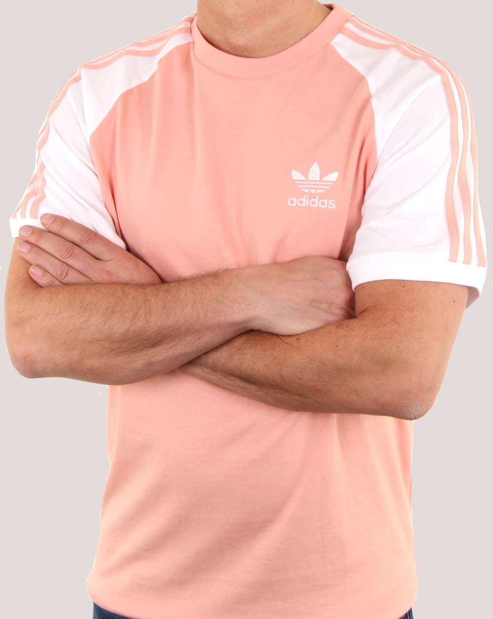 Adidas Originals 3 Stripes T Shirt Dust Pink