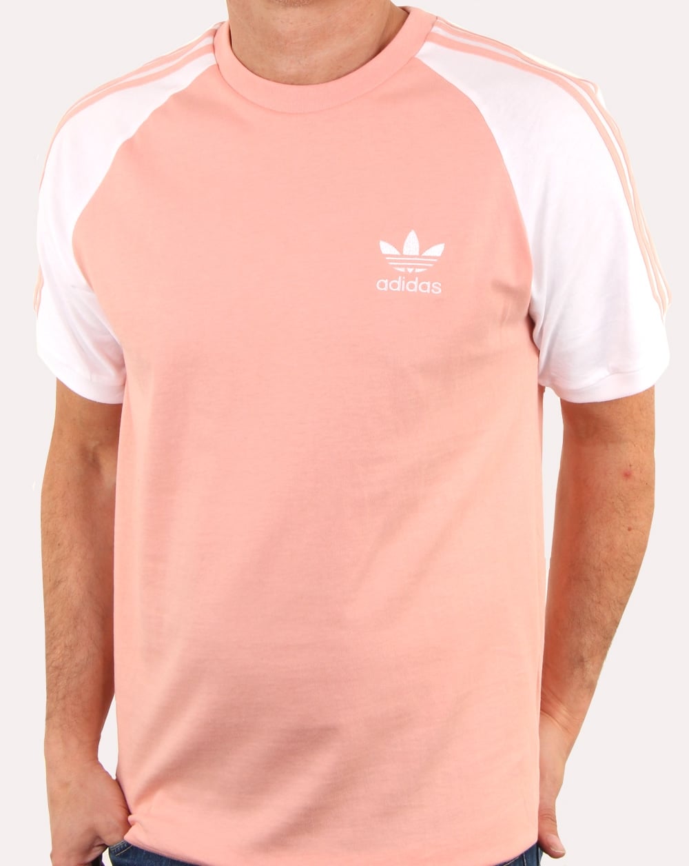 Adidas Originals 3 Stripes T Shirt Dust Pink