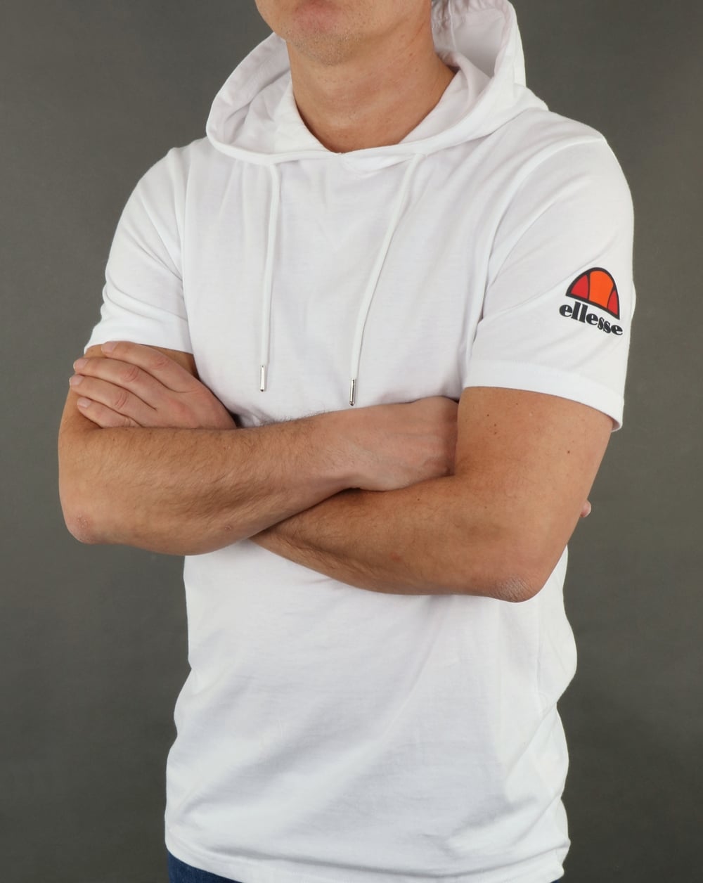 Ellesse Hooded T Shirt White