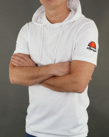 Ellesse Hooded T Shirt White