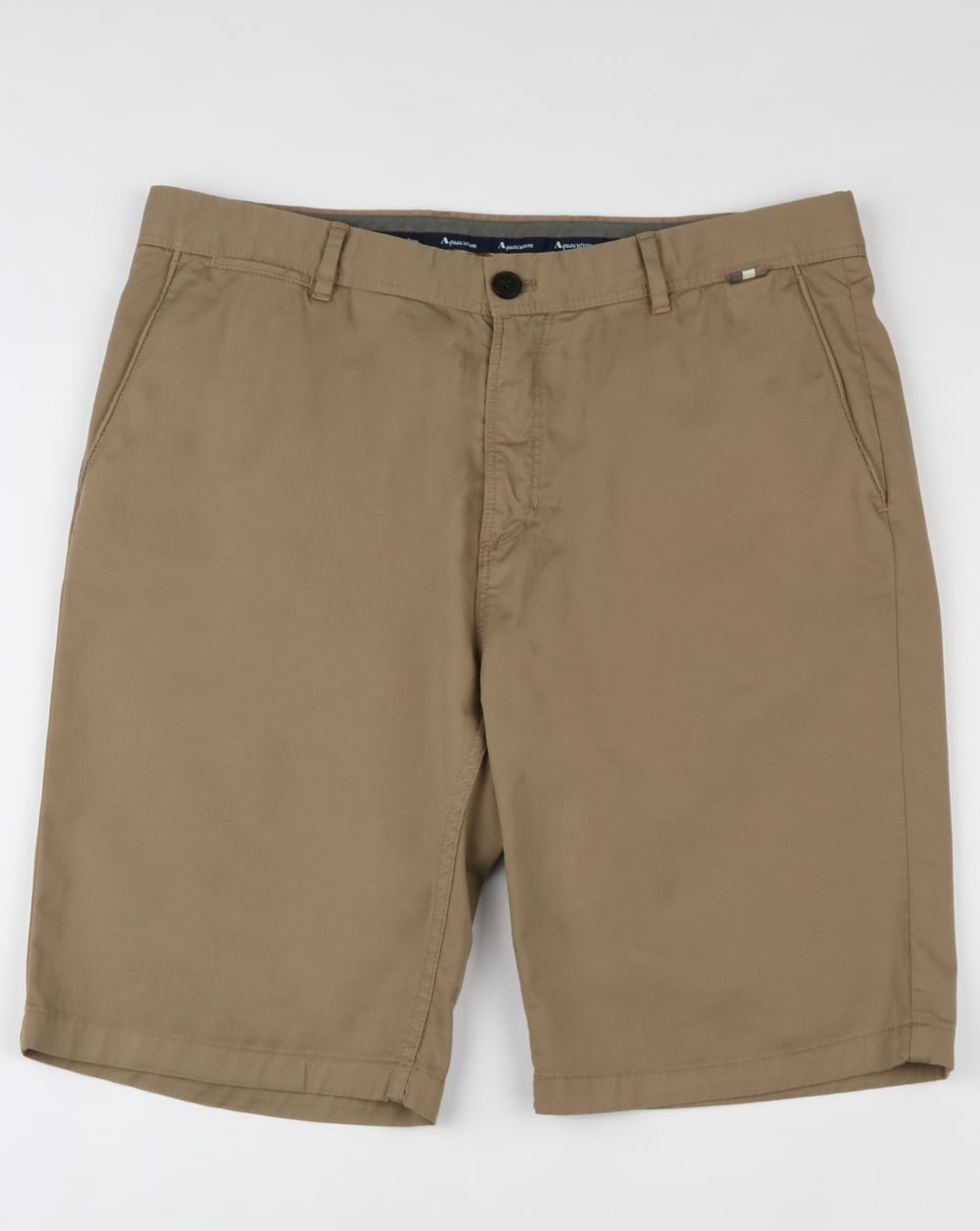 Aquascutum Gowan Lightweight Cotton Shorts Beige