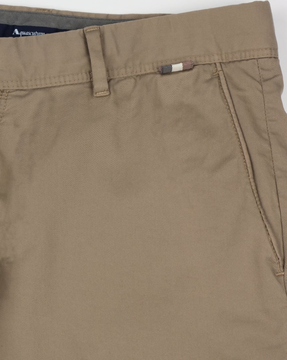 Aquascutum Gowan Lightweight Cotton Shorts Beige