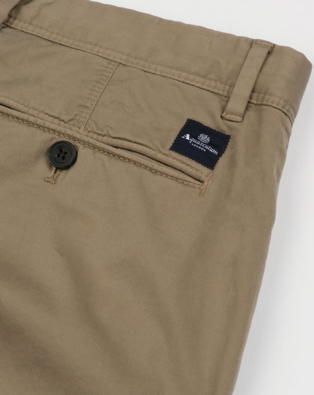 Aquascutum Gowan Lightweight Cotton Shorts Beige