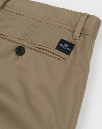 Aquascutum Gowan Lightweight Cotton Shorts Beige